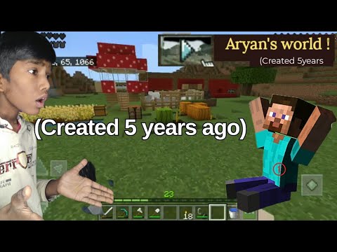 My 5 years old minecraft world memories (part-1)i can survive # ...
