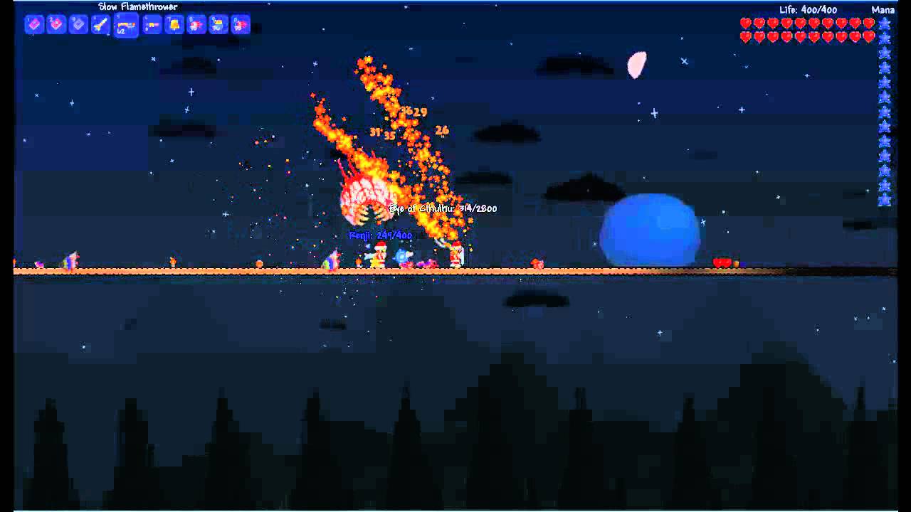 Flamethrower [Terraria] YouTube