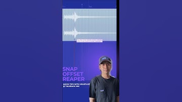 Snap Offset using Reaper with HeartList from Talkback ON! Podcast #shorts #shortsvideo #tutorial
