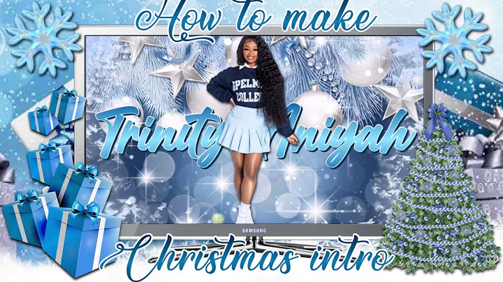 HOW TO MAKE A CUTE CHRISTMAS INTRO FOR FREE ON YOUR IPHONE 📲☃️❄️