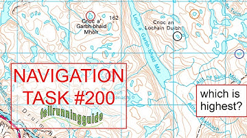 Navigation Task 200 #mapreading #contourlines