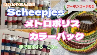 Scheepjesメトロポリスカラーパックご紹介・クーポンコードあり【本日の手芸】today's handicraft