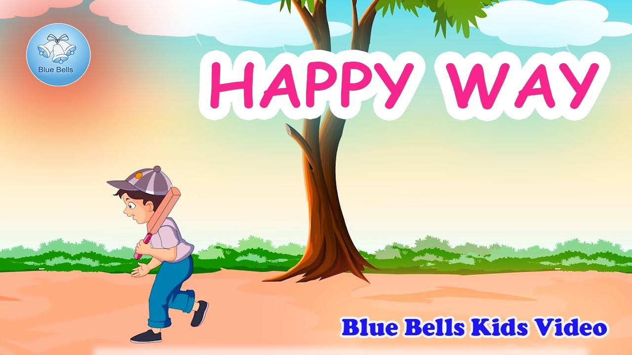 Happy Way I English Rhymes for Kids | Play with Rhymes - 1 | Blue Bells  Kids Video