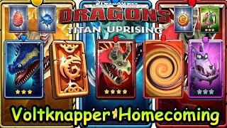 Dragons: Titan Uprising / Voltknapper Homecoming / Full Event / BP 7800+ / Gameplay (Android, iOS) screenshot 3