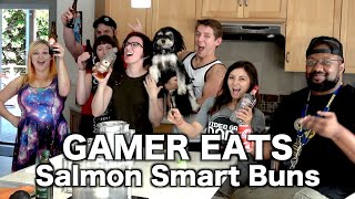 Gamer Eats - Salmon Smart Buns Brain Food For Gamers