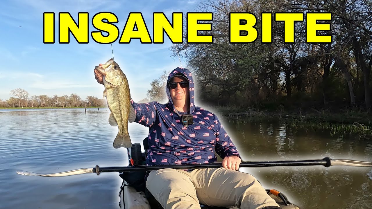 Amazing Day of Spring Bass Fishing from the Kayak! (Fort Worth, Texas)