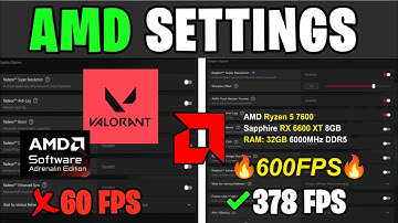 ⚙️Best AMD Adrenalin Settings, Tweaks & Optimizations for Valorant | 600+ FPS & Ultra Low Latency!🎮