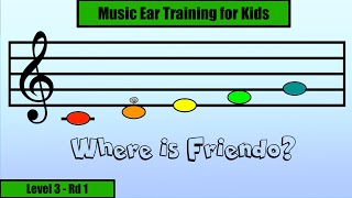 Download Lagu Solfege Ear Training Game \u0026 Vocal Warmup for Kids! -  LEVEL 3 - RD 1 - (Mi - Re - Do) MP3