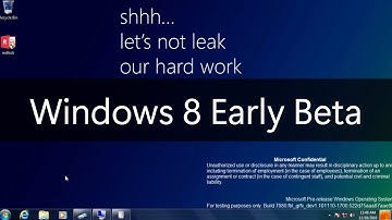 An Early Windows 8 Beta! (build 7880)