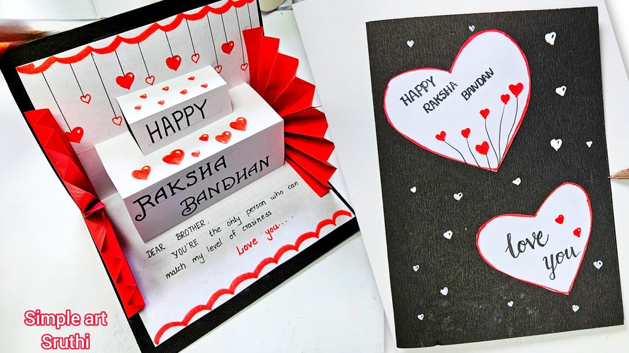 Raksha Bandhan card making ideas 2025 /DIY Rakshabandhan card for Brother / Rakhi card making easy