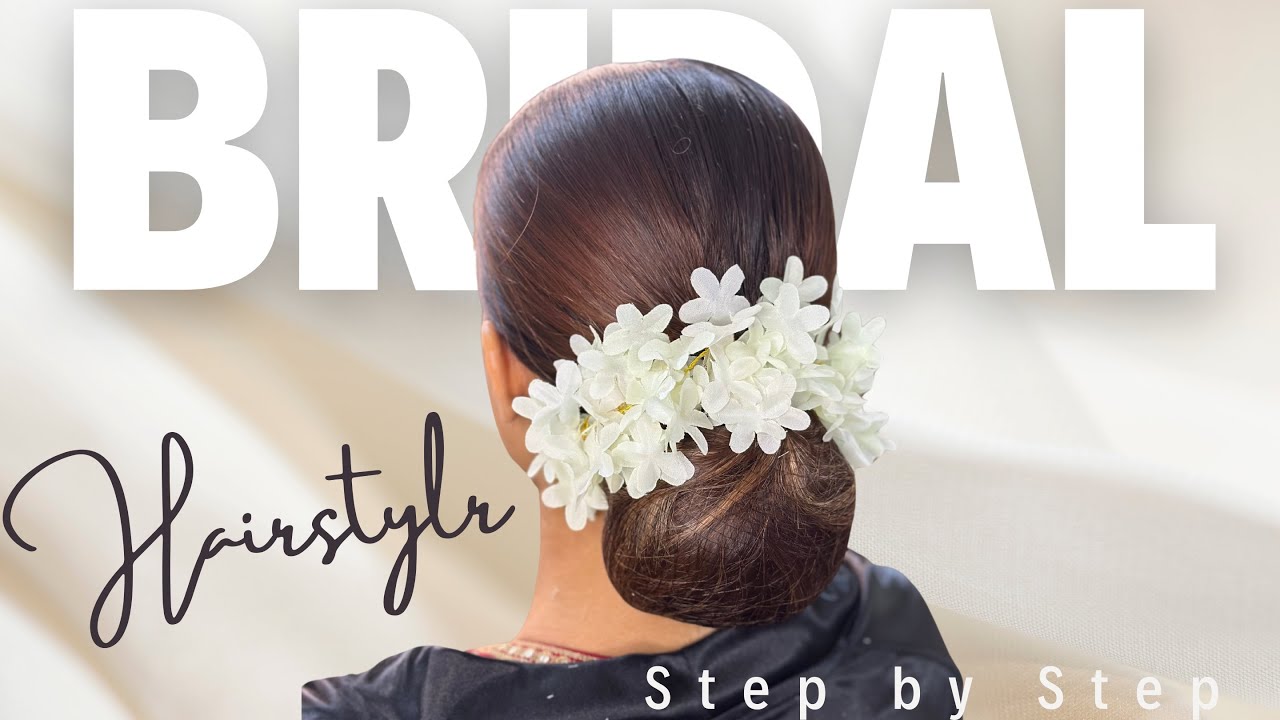 Easy & Trendy Bridal￼ hairstyle for short hair step by step @GoldyHunjan_MakeupAcademy