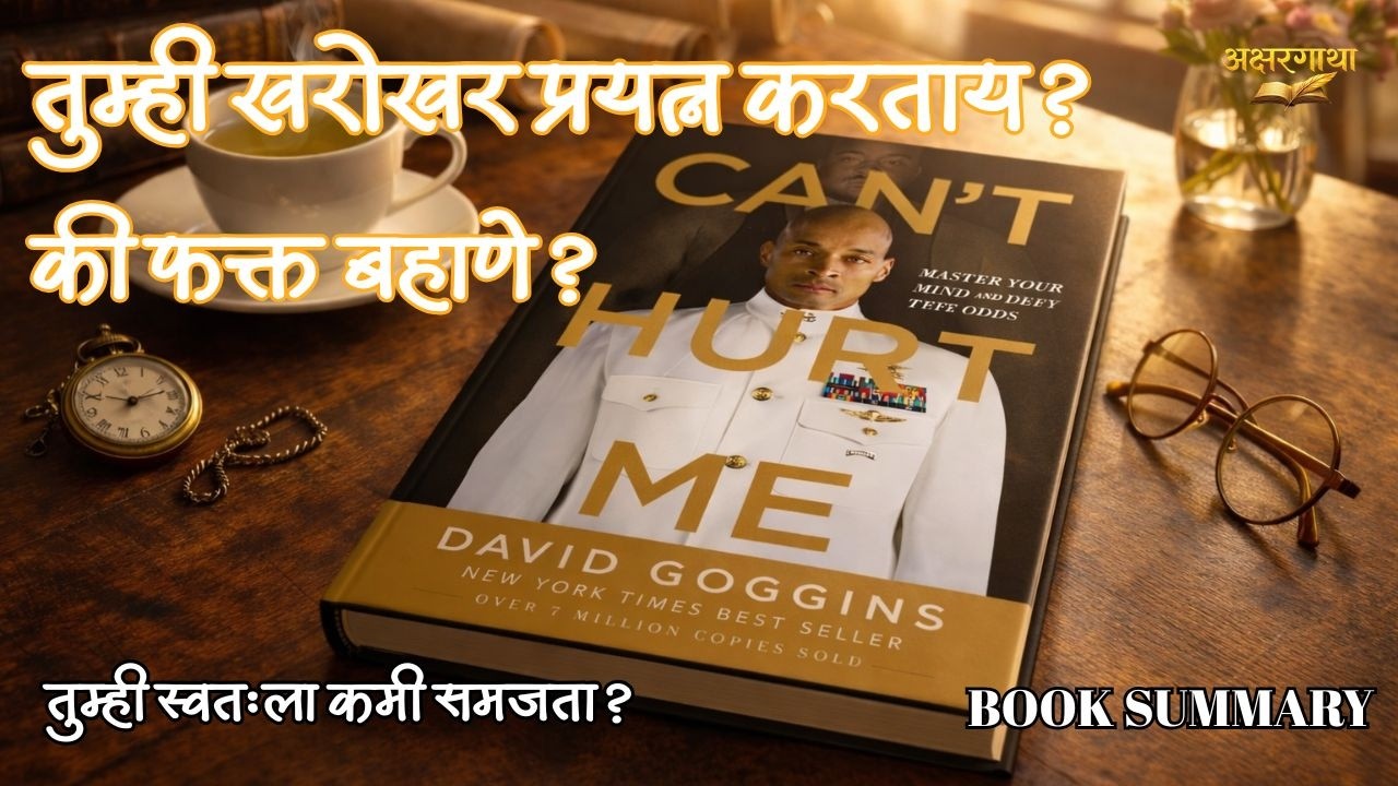 Mindset बदला, आयुष्य बदलेल | Can’t Hurt Me Explained Marathi | Akshargatha