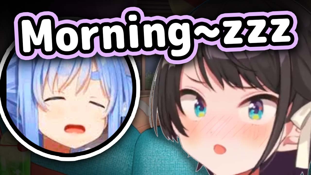 Pekora's Cute Morning Voice Surprises Towa and Subaru【Hololive】