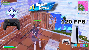 Fortnite Unreal Ranked Reload on PS5 | Controller Gameplay | 120FPS
