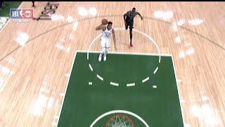 Giannis Antetokounmpo Almost Free-Throw Line Dunk - Game 1 | Pistons vs Bucks | 2019 NBA Playoffs