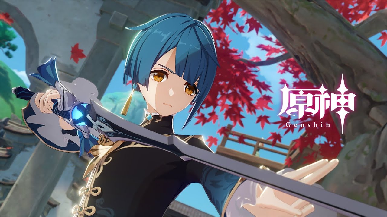 原神】キャラクター実戦紹介 行秋(CV：皆川純子)「孤舟、蛟を斬る