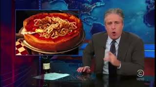 Jon Stewart Chicago vs New York Pizza #jonstewart #thedailyshow