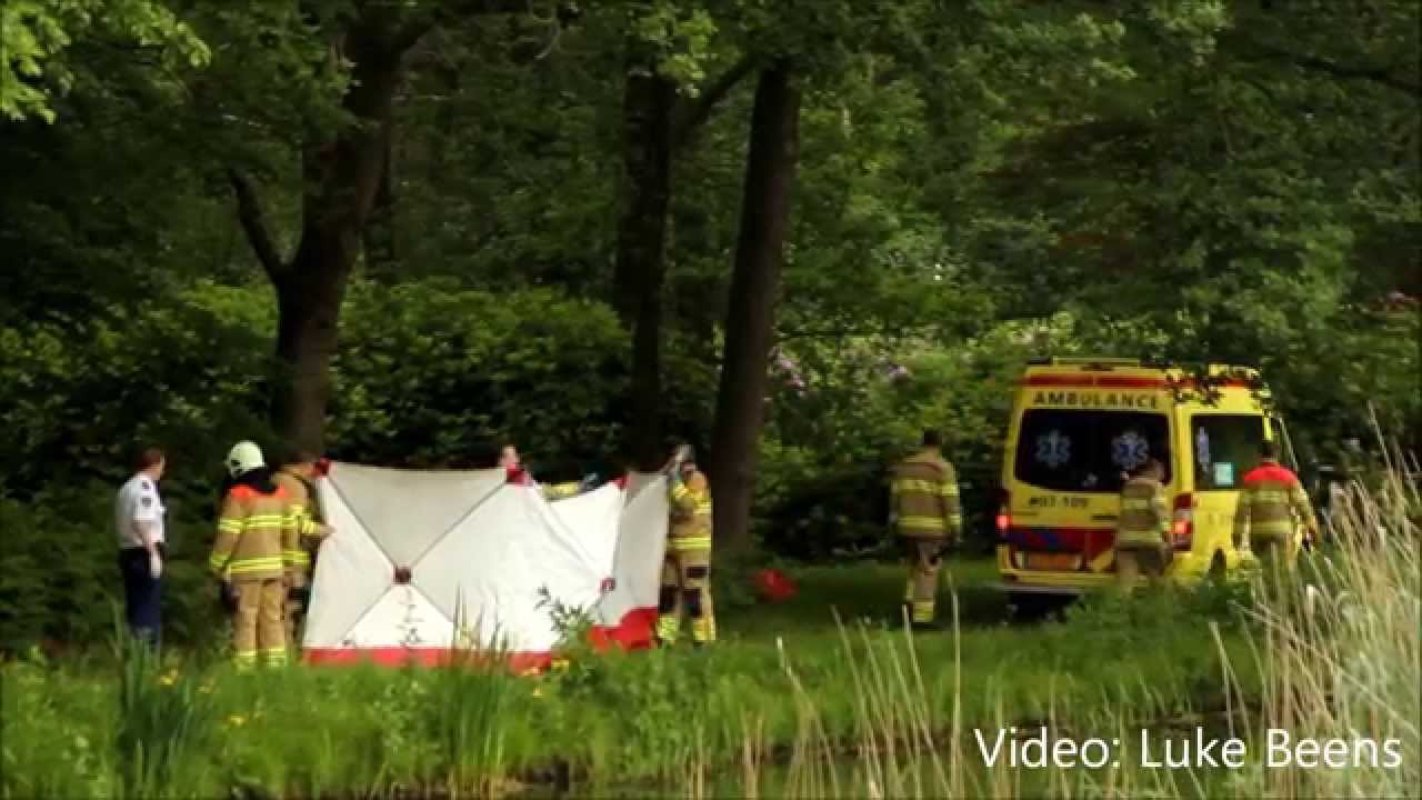 Vrouw ernstig gewond na waterongeval Schaffelaarse Bos Barneveld 23 05