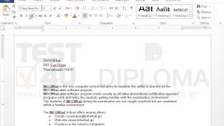 Print the document using default settings at the default printer. Then change the document... Wealth