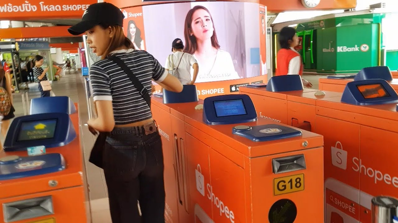 BTS SKYTRAIN THAILAND - TRANSPORTATION IS EASIER USING RABBIT CARD