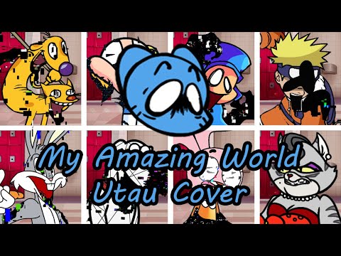 My Amazing World but Every Turn a Different Character Sings (FNF MY AMAZING WORLD) - [UTAU Cover]