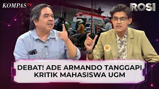 Debat Ade Armando dan Mahasiswa UGM soal MBG, BBM, hingga Anggaran Negara: Jangan Dangkal! | ROSI