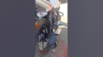 Apache RTR 2v 160 silencer problem #viral #apache #youtubeshorts #shortvideo