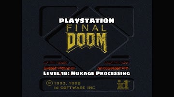 PSX Final Doom TC - Level 18: Nukage Processing