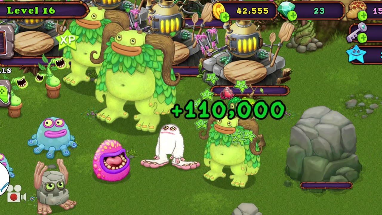 Level 16 on My Singing Monsters Deedge & Entbrat