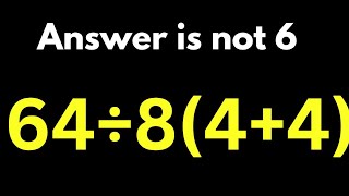 This Simple Math Question Stumps Everyone!