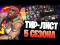 Тирлист персонажей 5-го сезона overwatch 2