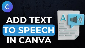 How To Add Text To Speech To Canva Videos | Add Voice On Canva Video Canva
