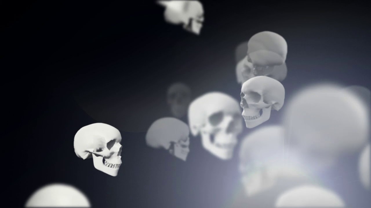 футаж черепа