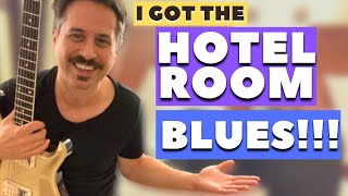 Here's a Robert Johnson Blues Rhythm Lesson from my Hotel Room!