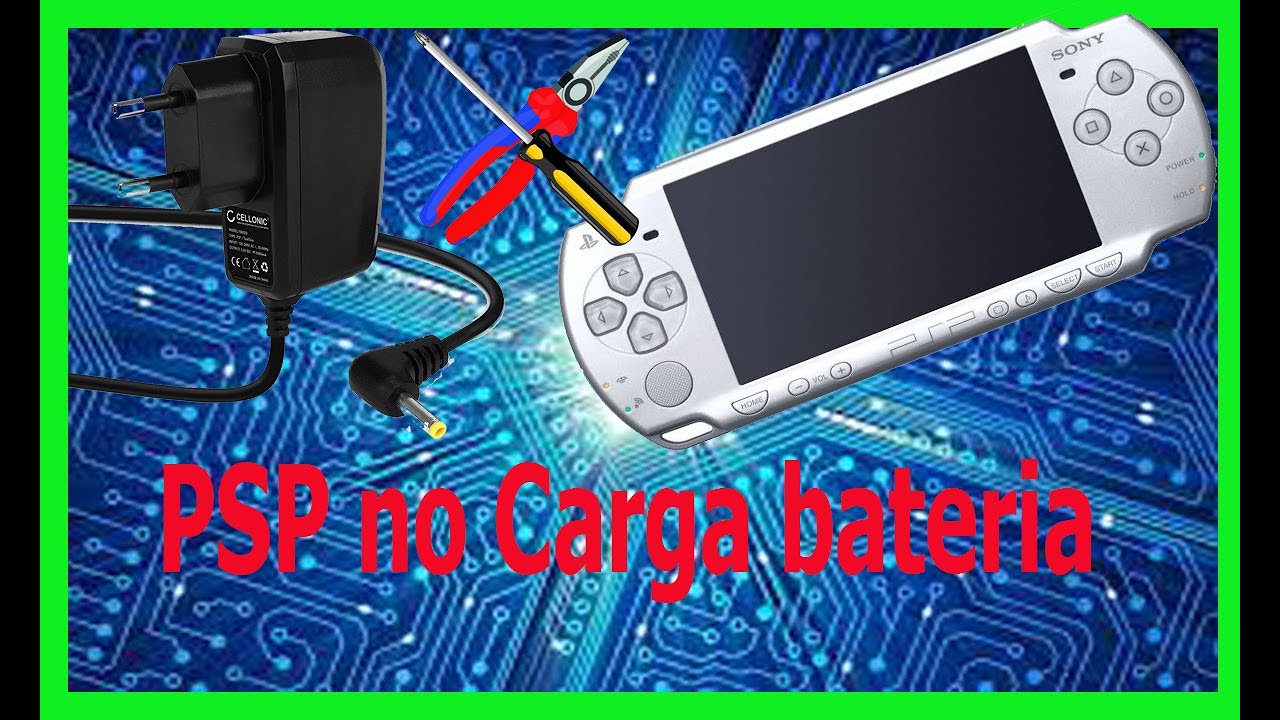 PSP no carga La bateria - YouTube