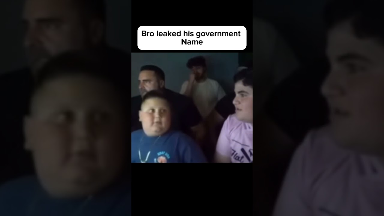 Bro leaked his name 