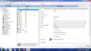 AVAYA IP 500 Reset Voicemail Password