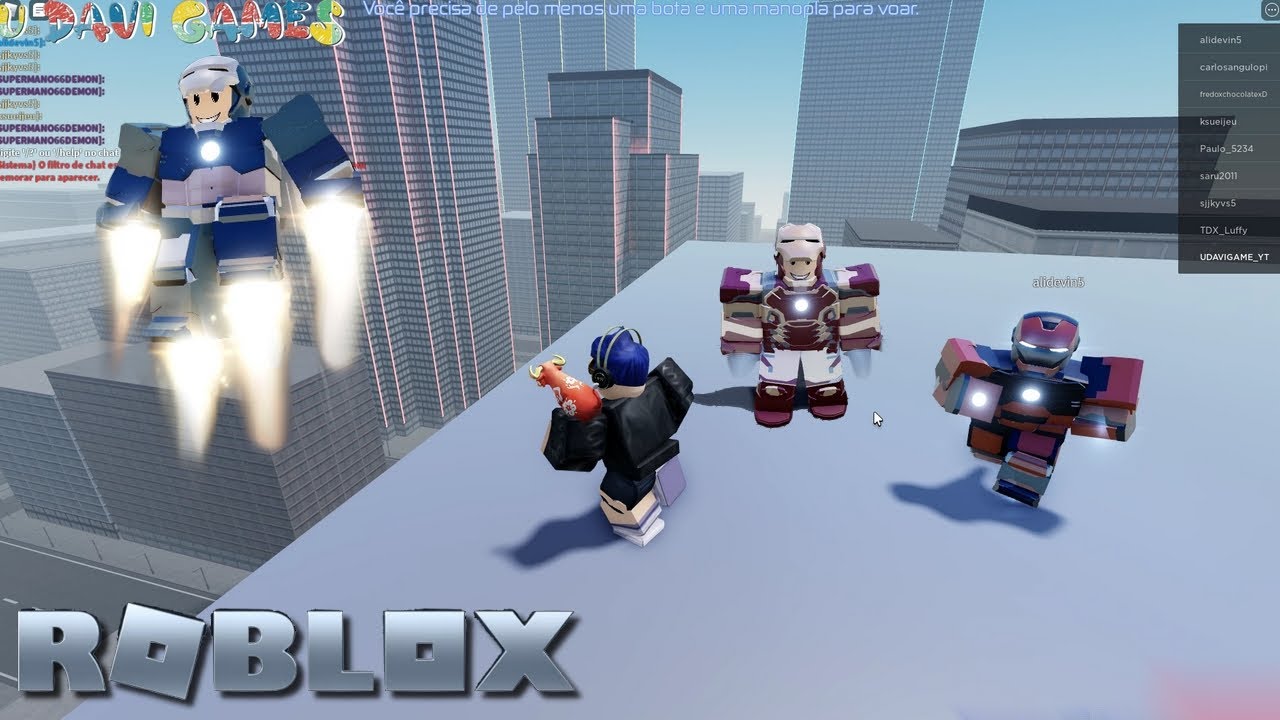 ROBLOX, viramos o homem de ferro, Iron Man Simulator 2, jogo do homem de ferro no roblox, game play
