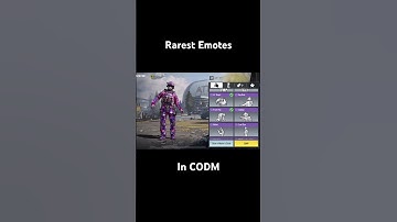 Rarest Emotes in CODM #codm #callofdutymobile #callofduty #gaming #shorts #games