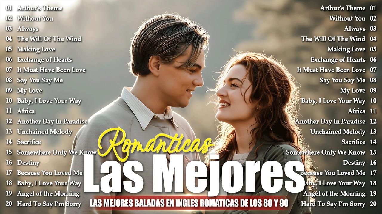 Las 100 Mejores Canciones En Ingles De Los Tiempos - Grandes Éxitos 80 y 90 En Inglés