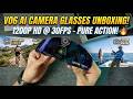 V06 AI Camera Glasses Unboxing – Best Budget POV Camera for Bikers &amp; Cyclists?