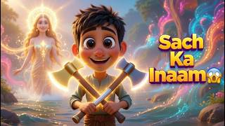 Imandaar Lakadhara | Honest Woodcutter Story | Moral Story for Kids in Hindi