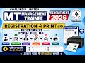 Coal India management trainee vacancy 2026 form fill up l MT Recruitment 2026 form kaise bhare #form