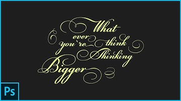 Playing with Ligatures - Photoshop Tutorial