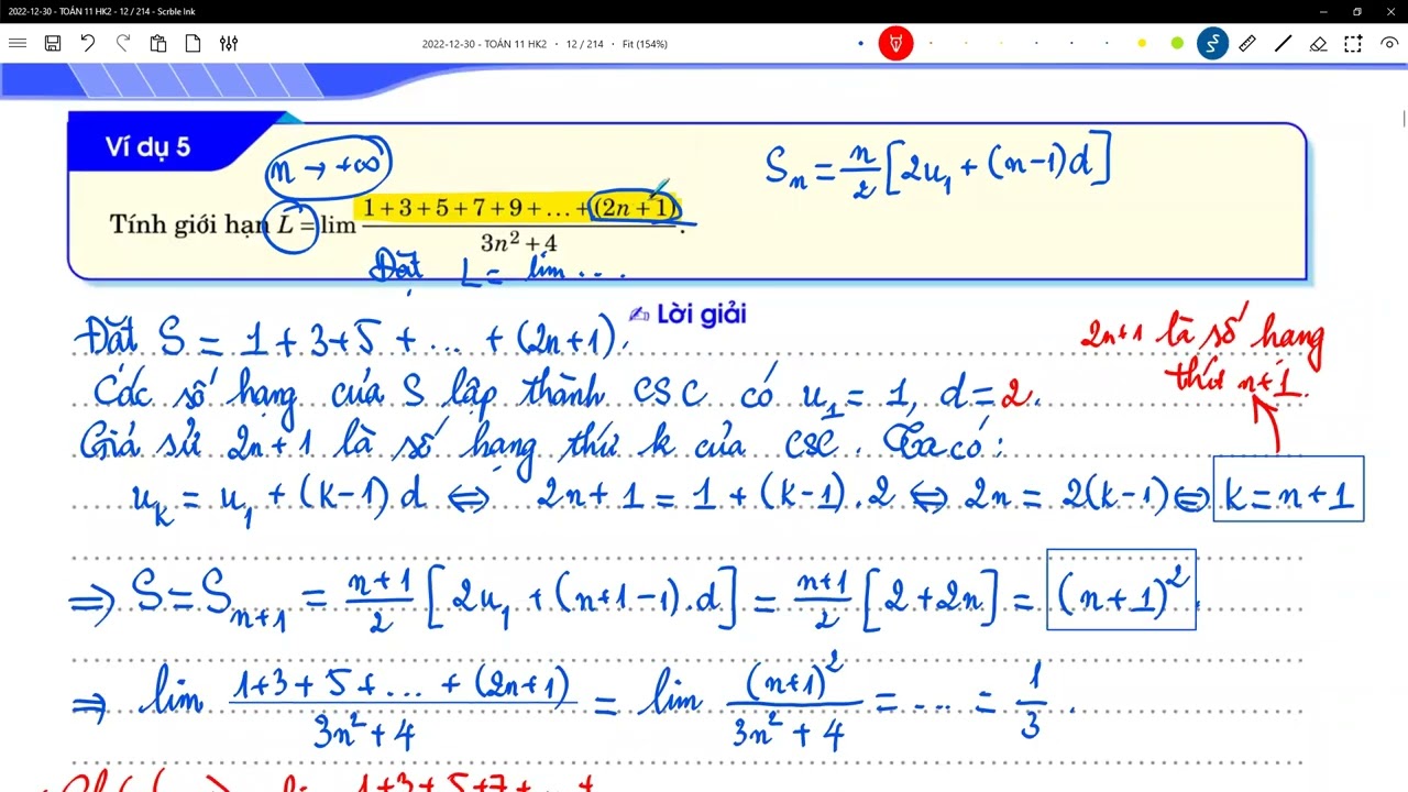 Giới hạn dãy số nâng cao (buổi 1) - Thầy Nguyễn Tấn Linh