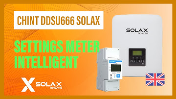 CHINT DDSU666 Setup for SOLAX Inverters.