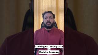 Training vs Testing Data in Machine Learning #machinelearning #datascience