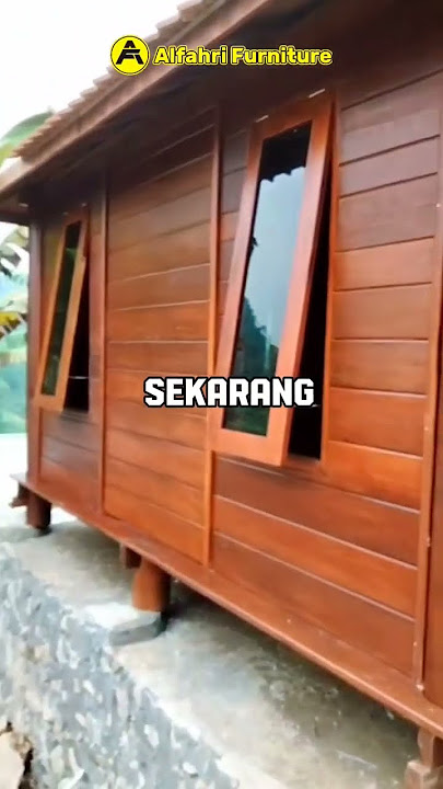 Rumah Kayu Minimalis Harga 3 Juta Per Meter #rumahkayu #rumahkayuknockdown #rumahkayusederhana