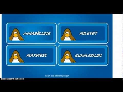 How to login to Club Penguin