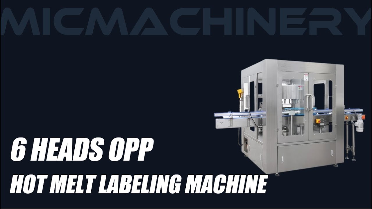 6 Heads OPP Hot Melt Labeling Machine of 2025 Chinese Manufacture.Machine